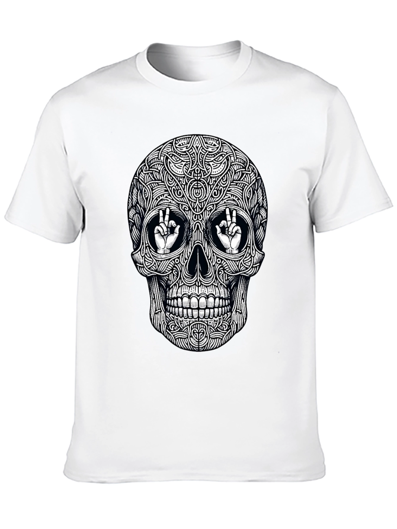 Skull Graphic Tee - Peace & Style