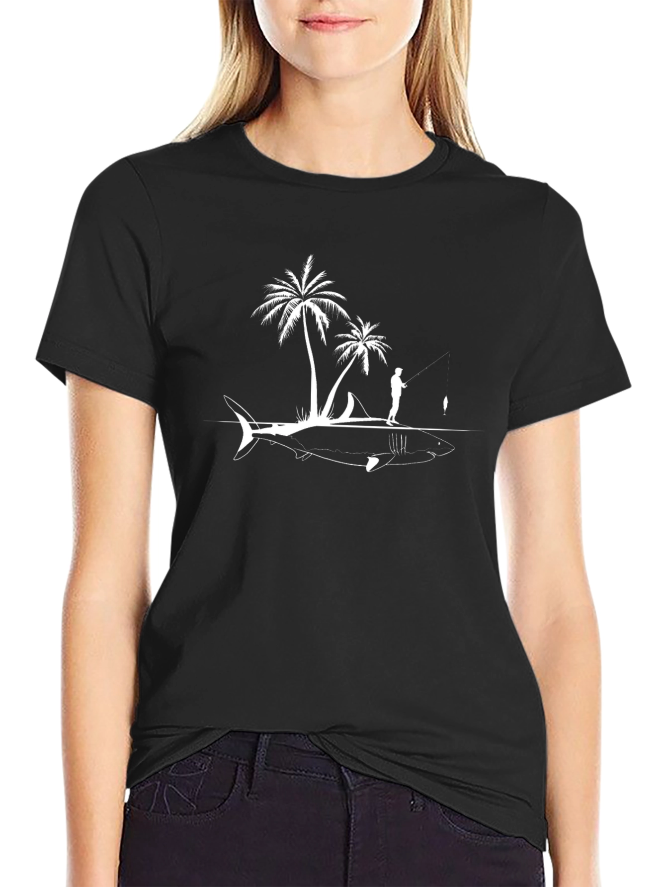Shark Fishing T-Shirt - Island Life Tee