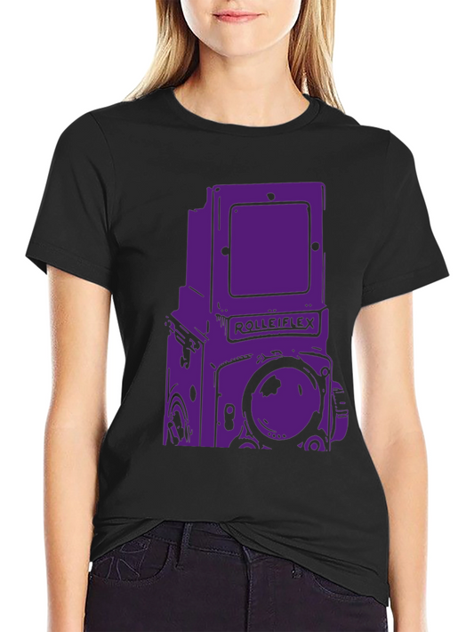 Vintage Camera Graphic Tee - Retro Style