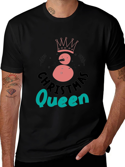 Christmas Queen Snowman T-Shirt