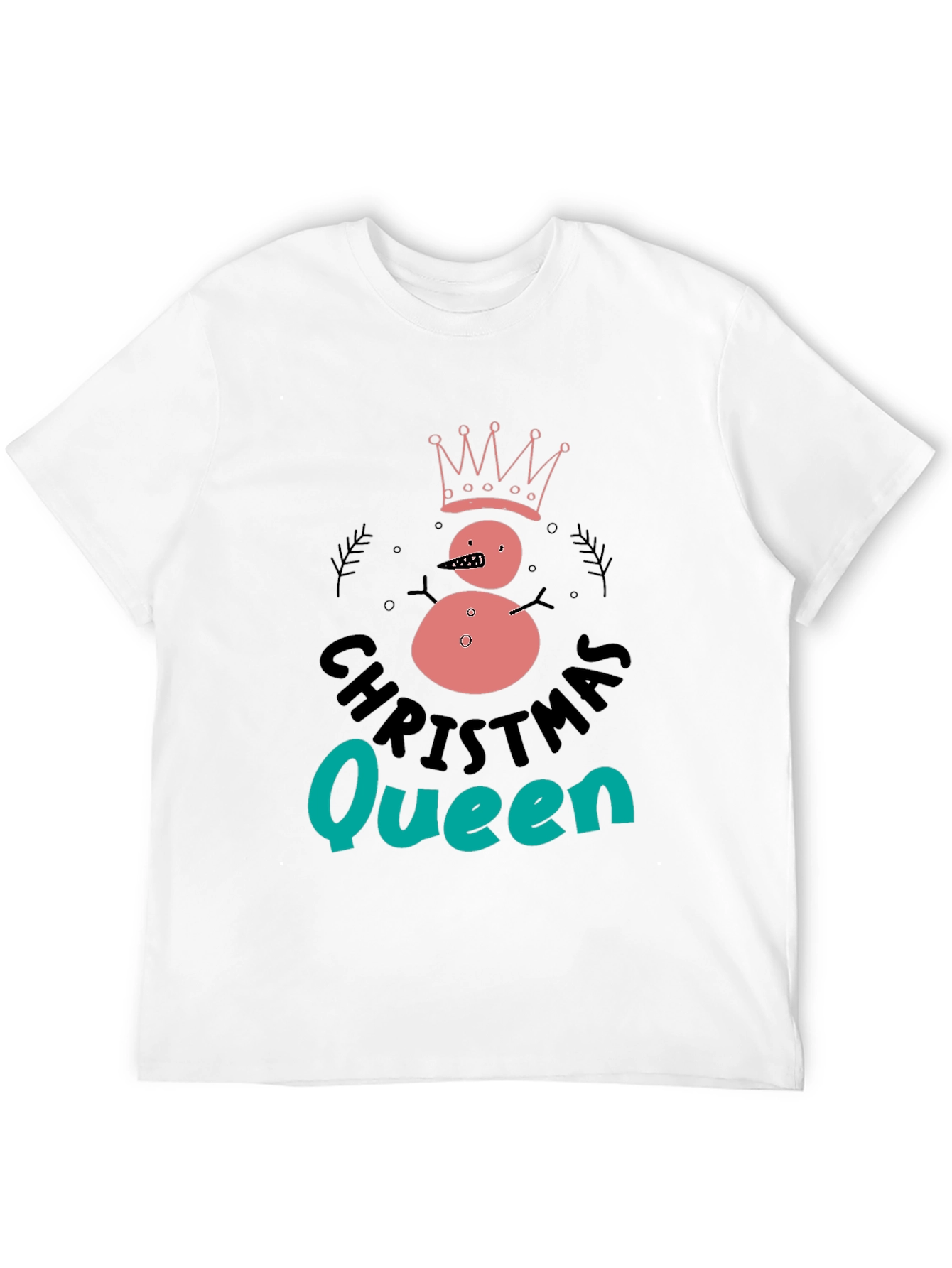 Christmas Queen Snowman T-Shirt
