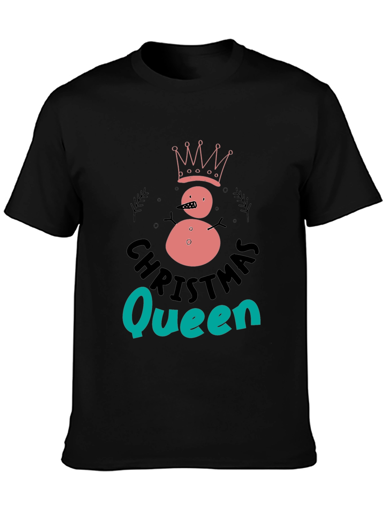 Christmas Queen Snowman T-Shirt