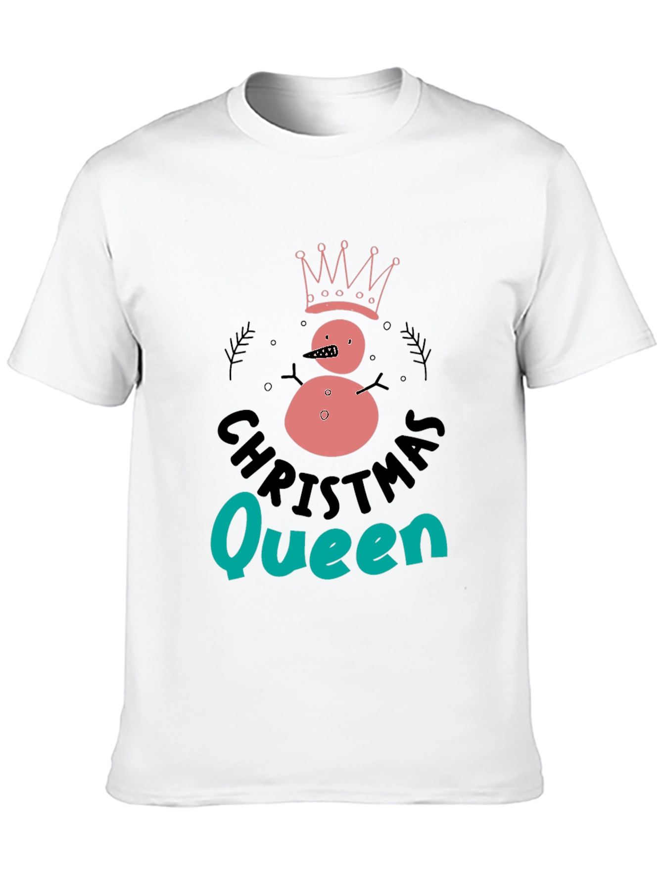 Christmas Queen Snowman T-Shirt