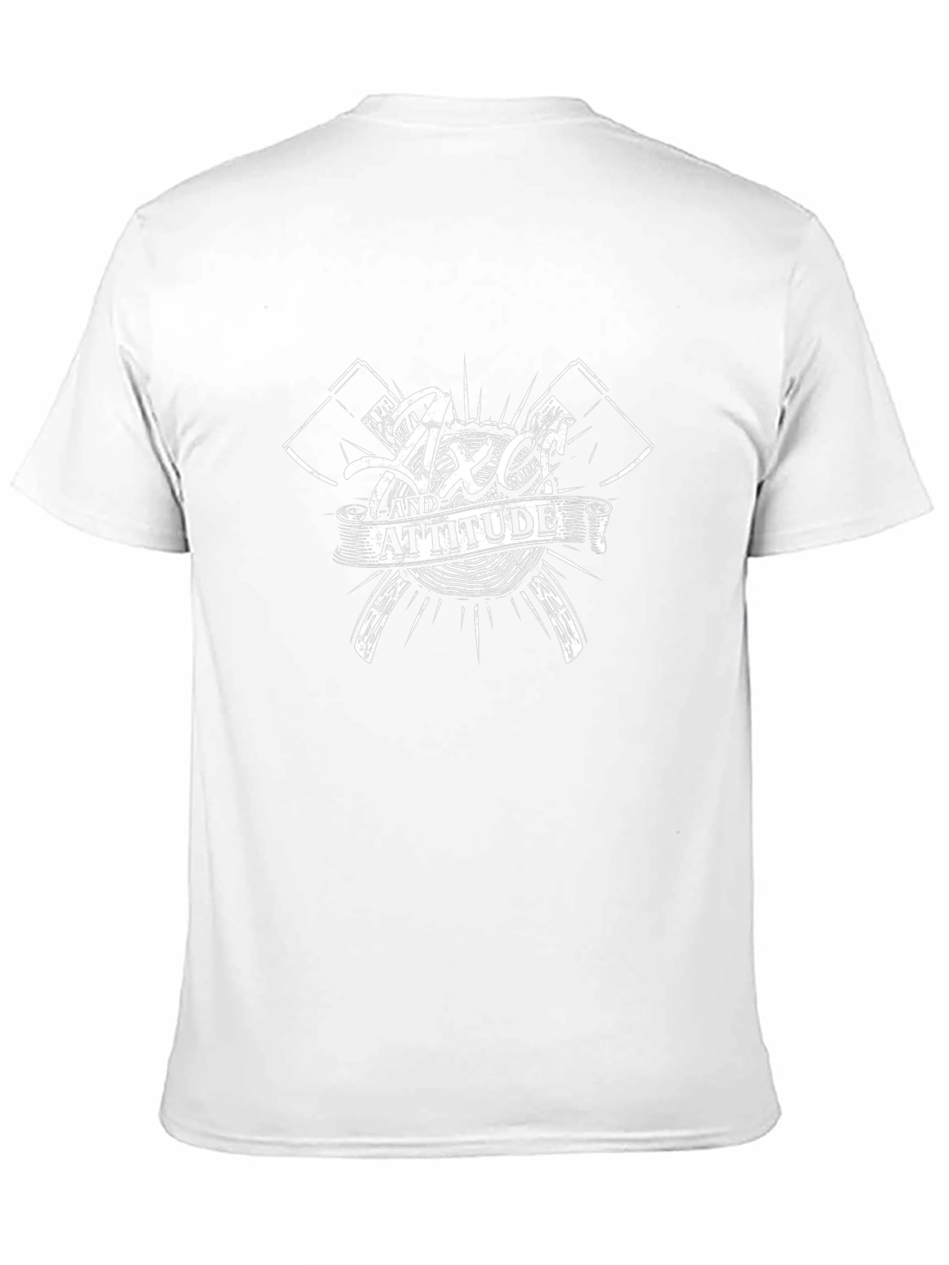 Axe and Attitude Graphic Tee - Black
