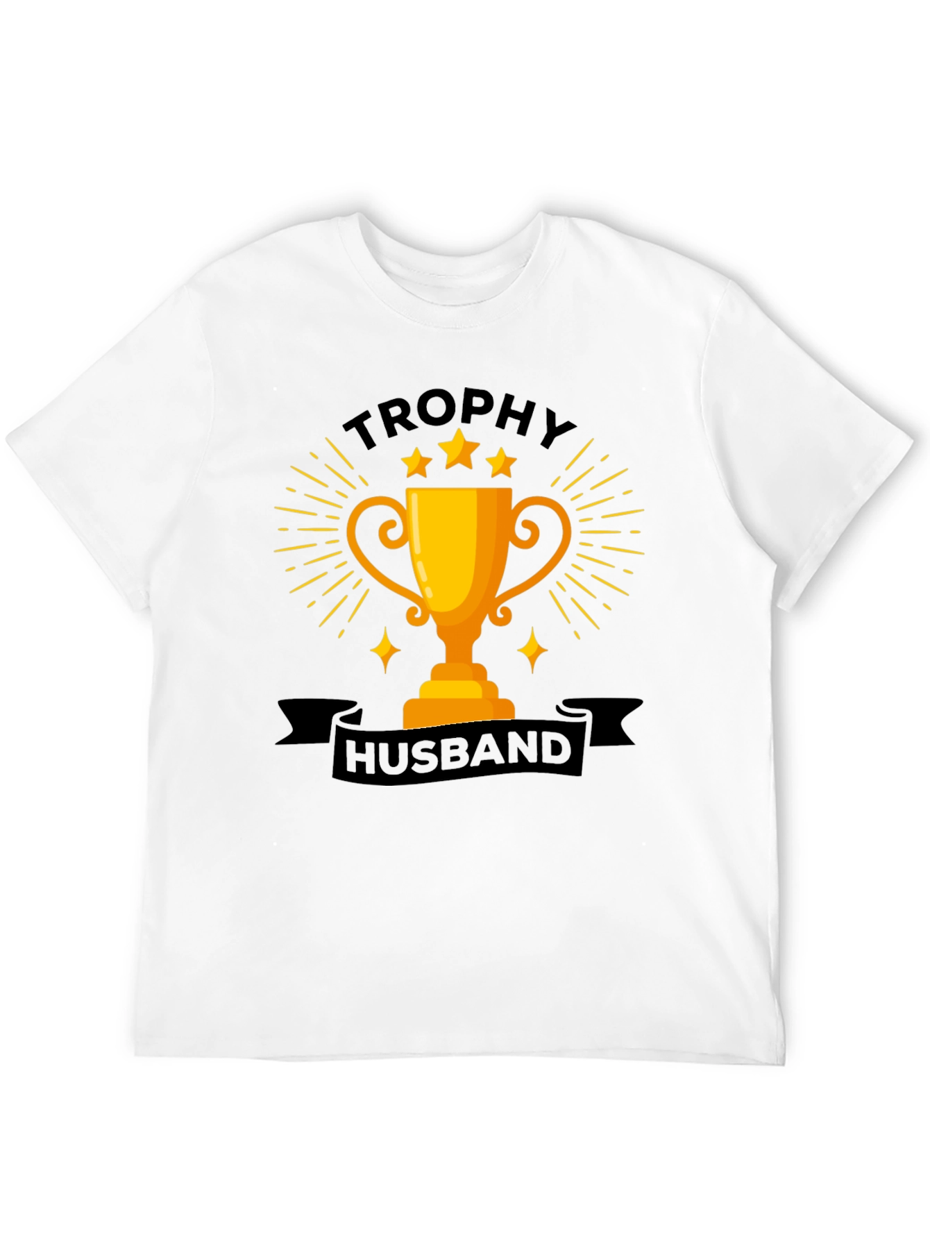 Trophy Husband Graphic Tee - Fun Husband Gift