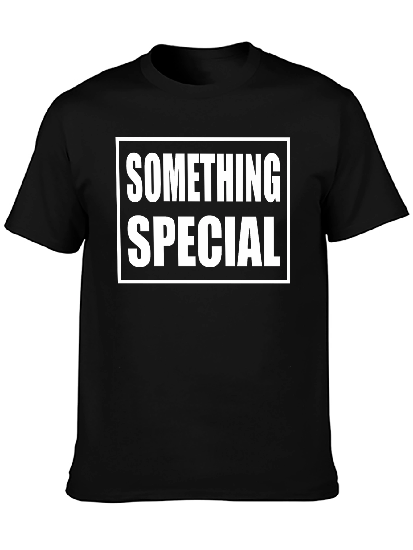 Something Special Graphic Tee - Black Cotton Comfort