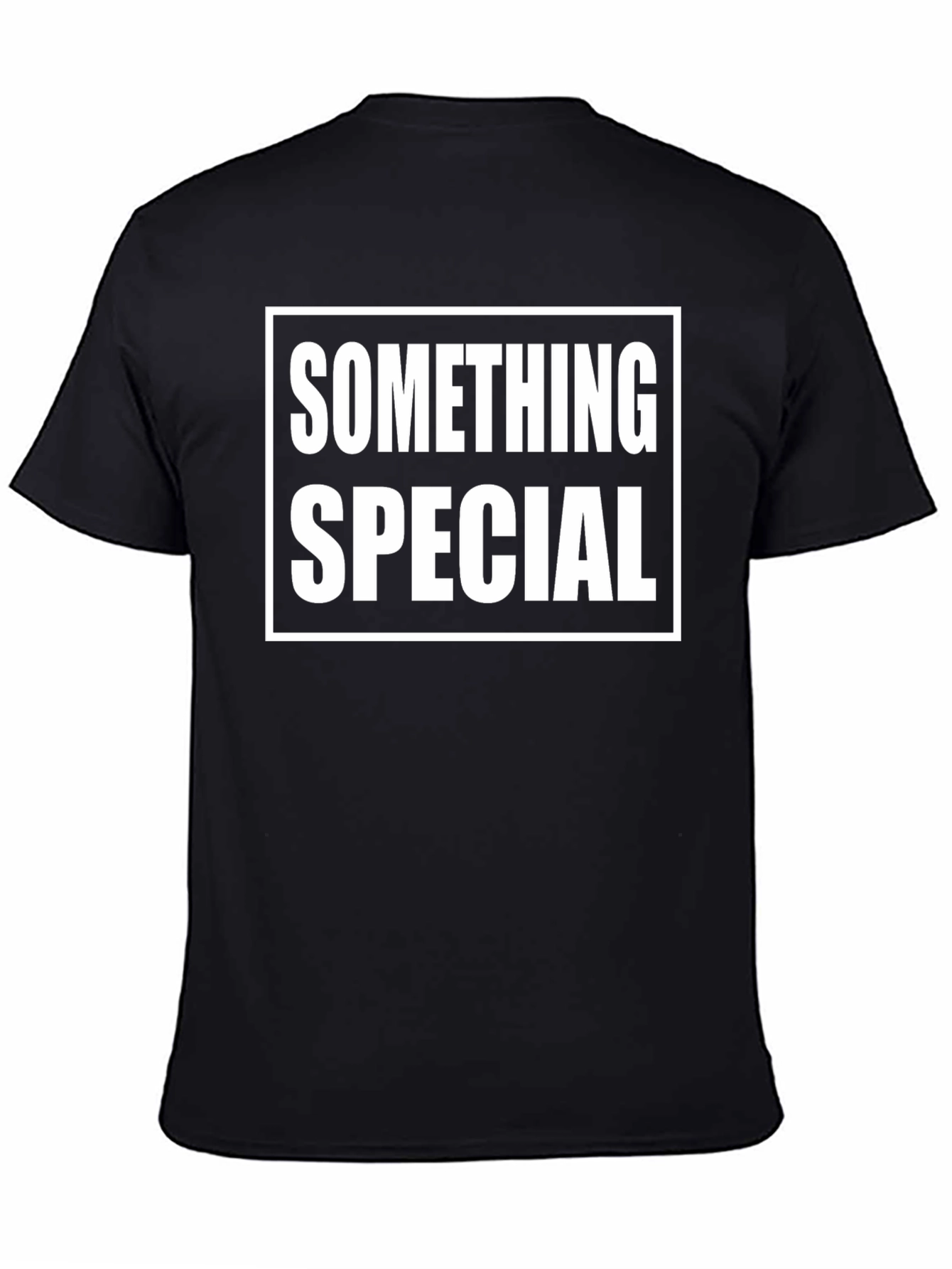 Something Special Graphic Tee - Black Cotton Comfort