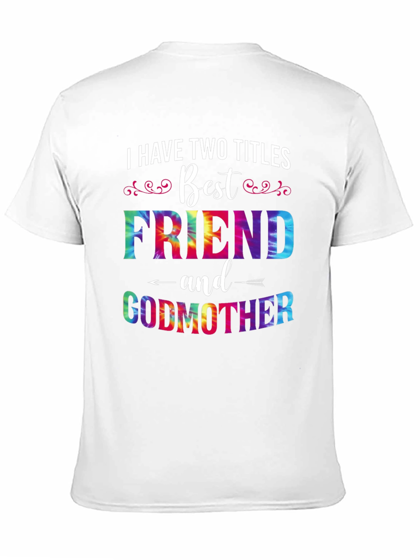 Best Friend Godmother Tie-Dye Graphic T-Shirt