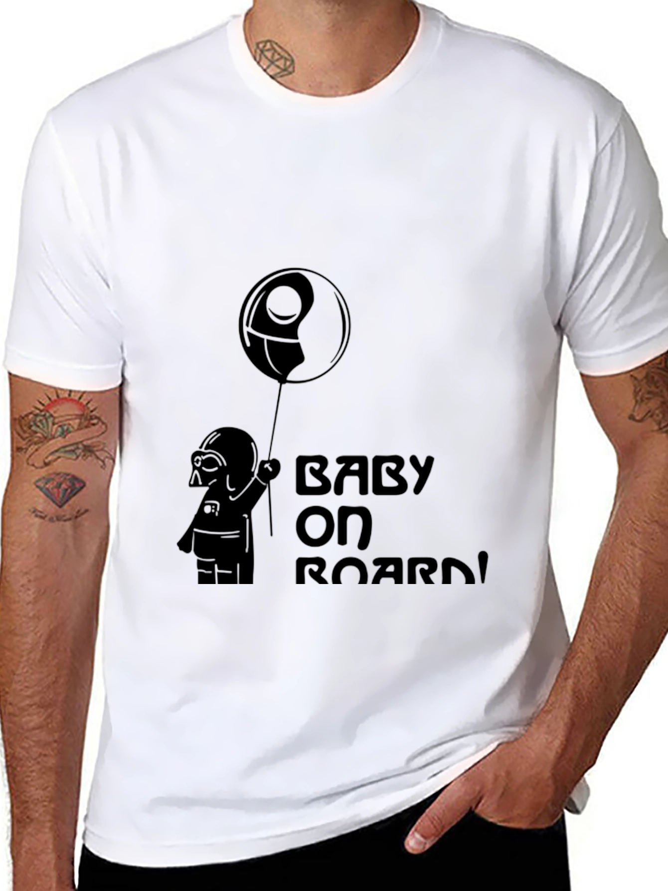 Baby On Board Darth Vader T-Shirt