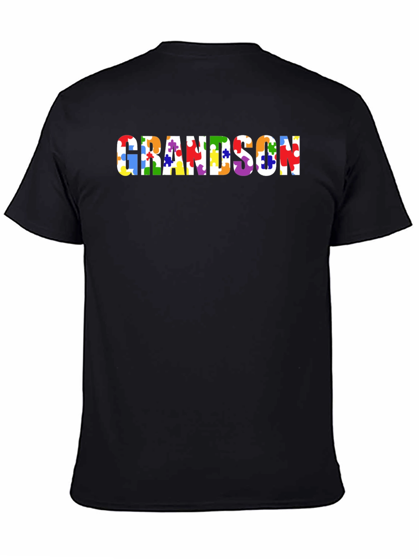 Autism Awareness Grandson Puzzle Piece T-Shirt