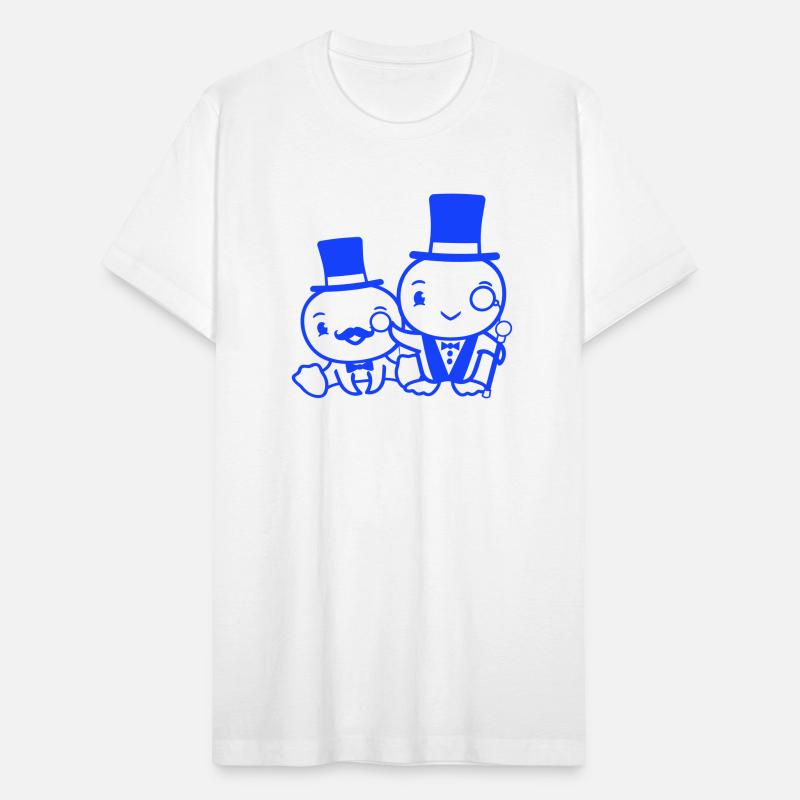 2 Birds Rich Wealthy Two Gentlemen Top Hat Sir Mr.