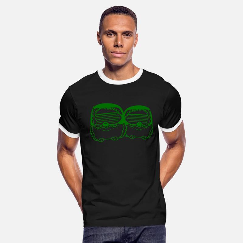 2 Funny Hedgehogs Fun Team DJ Club Fun Music Party