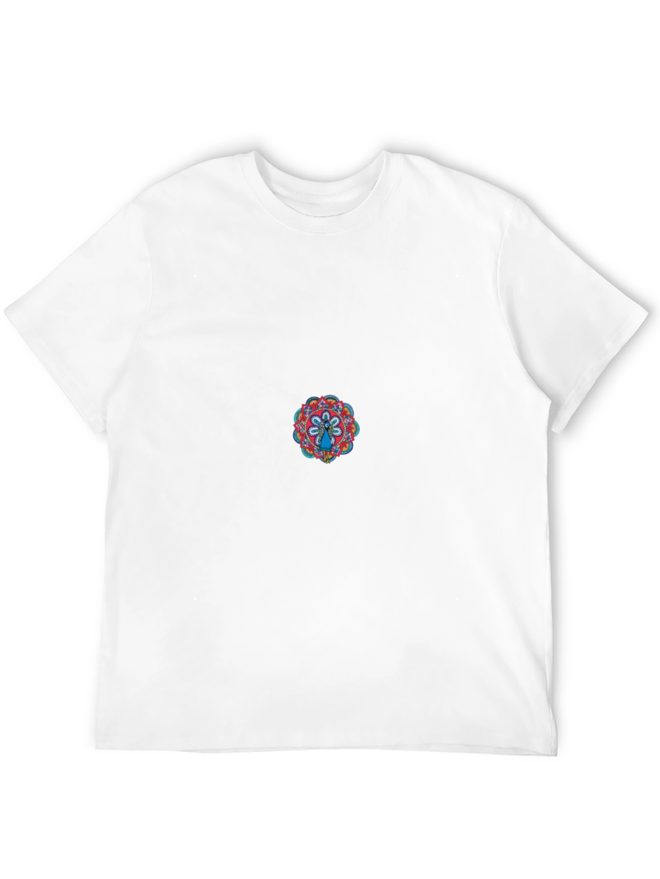 Black Tee with Mandala Graphic
