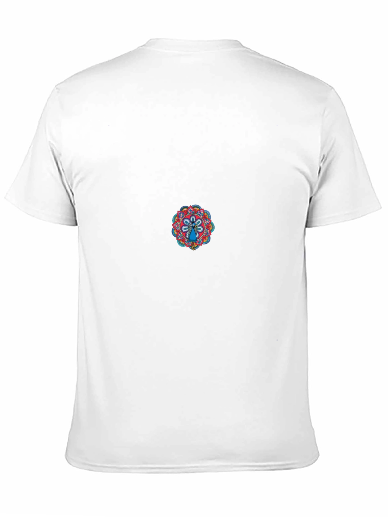 Black Tee with Mandala Graphic