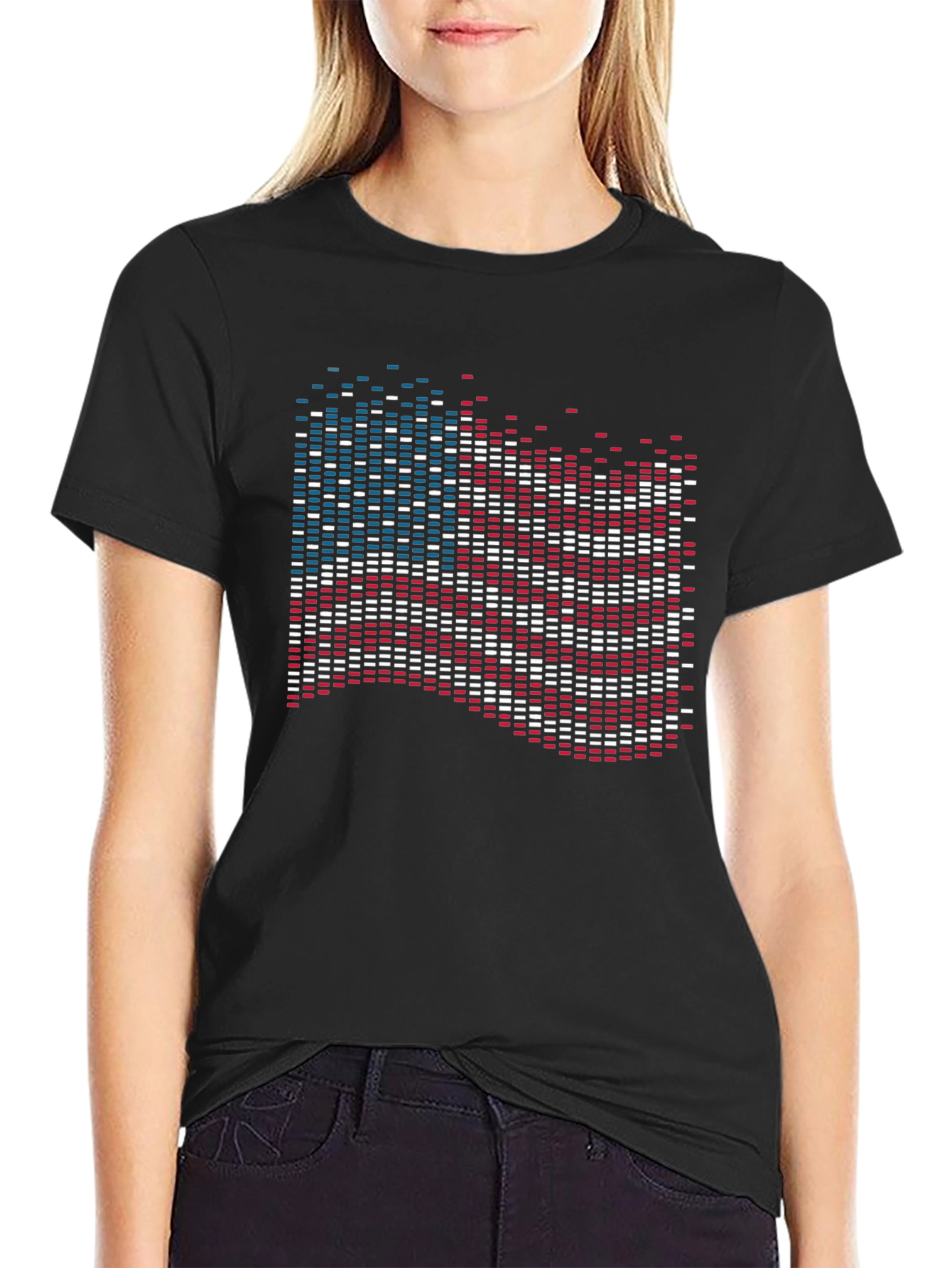 American Flag Graphic T-Shirt