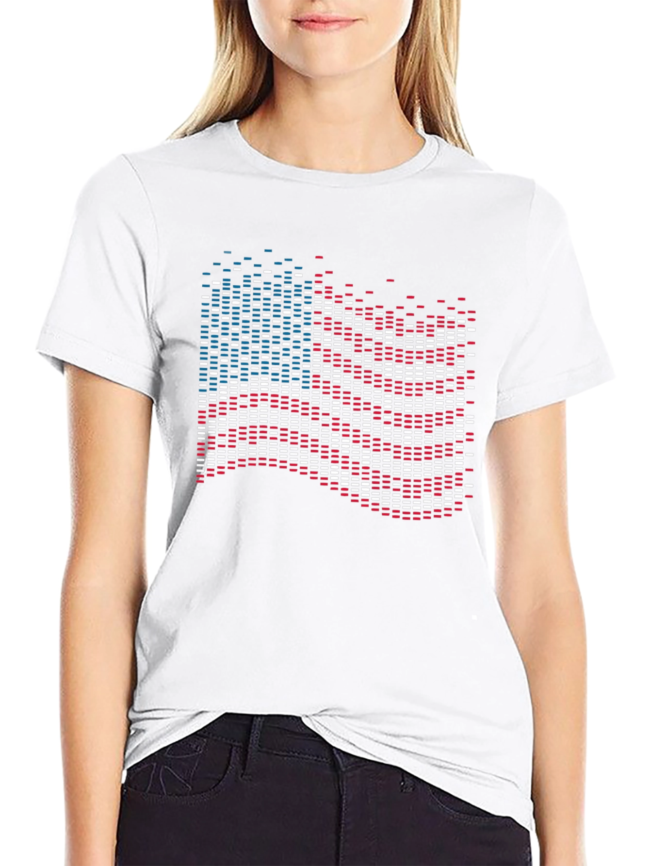 American Flag Graphic T-Shirt