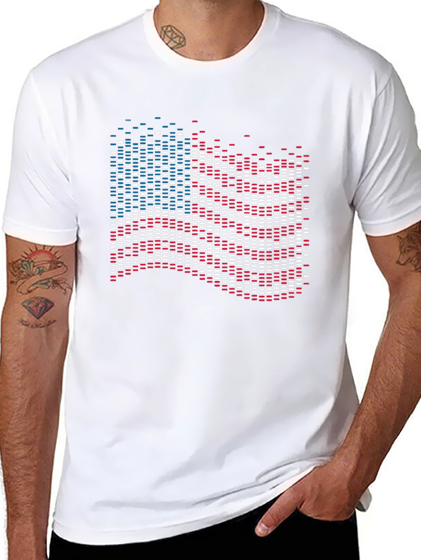 American Flag Graphic T-Shirt