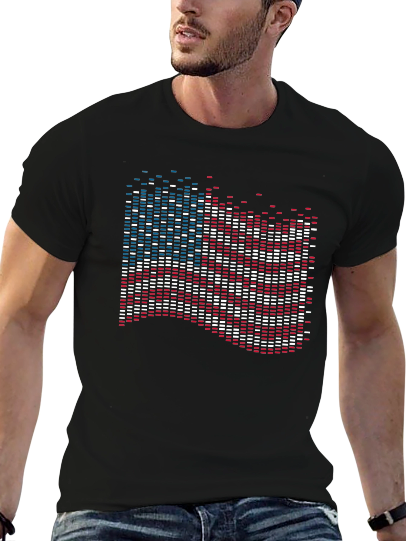 American Flag Graphic T-Shirt