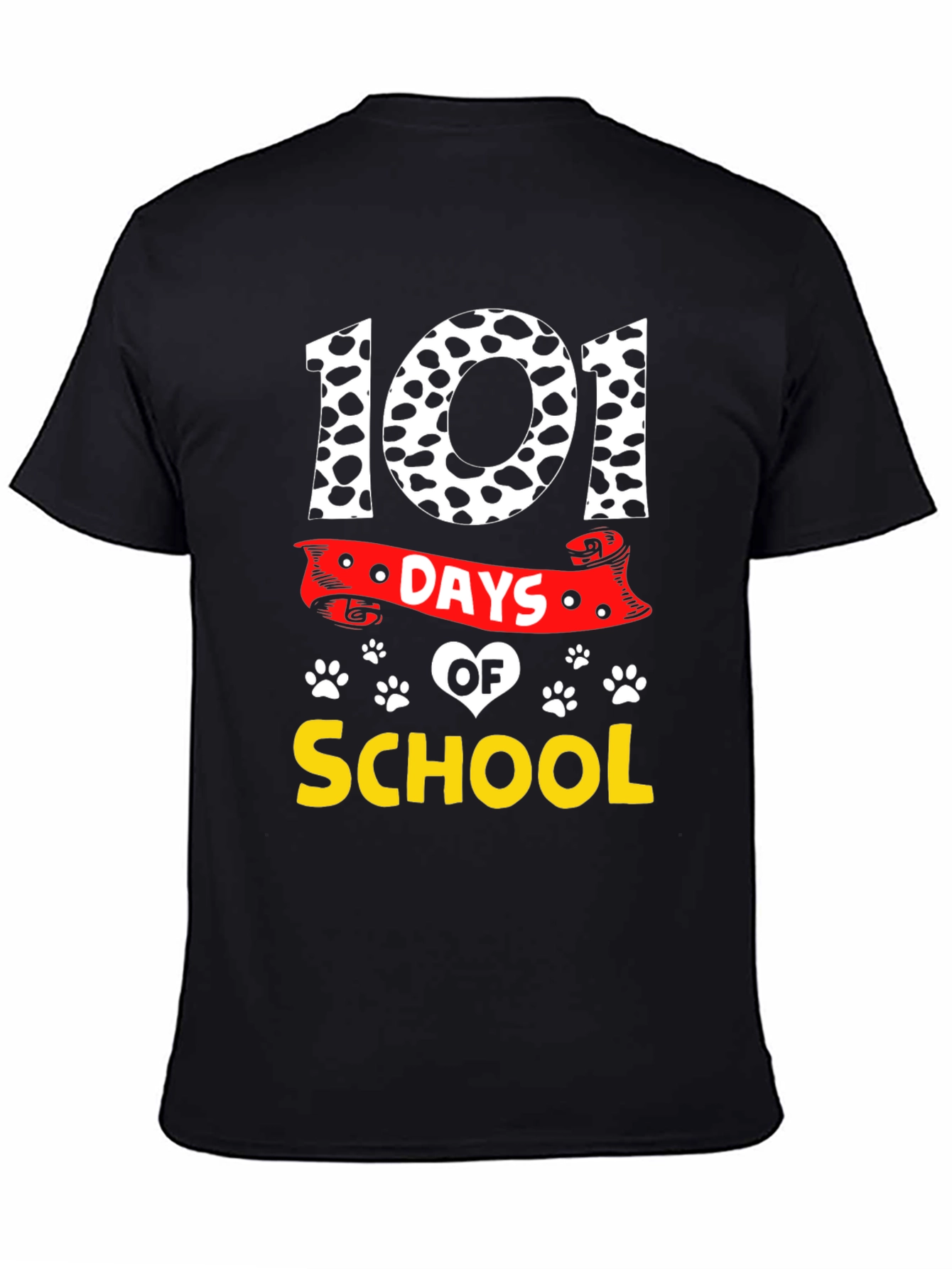 101 Days of School Dalmatian Print T-Shirt