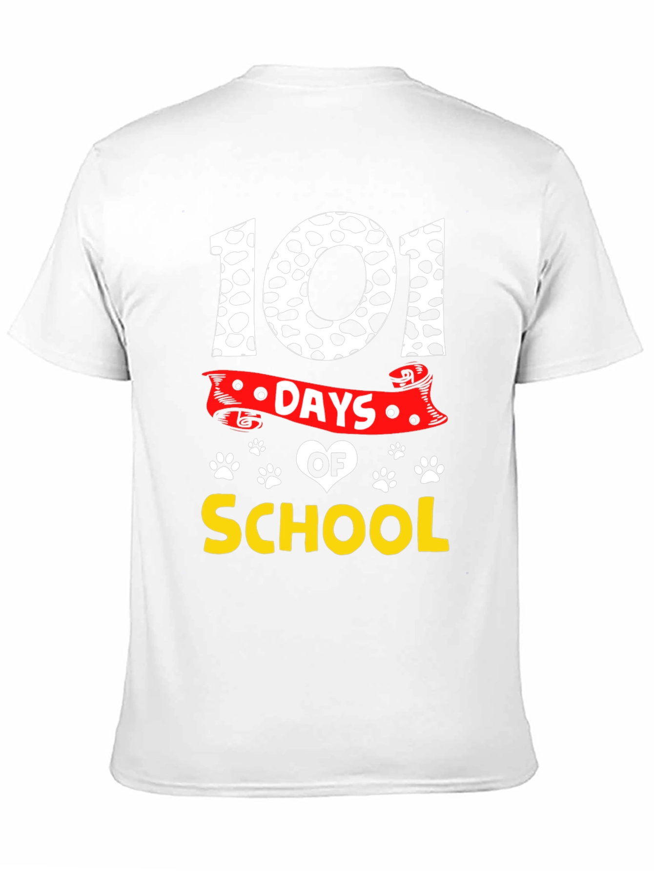 101 Days of School Dalmatian Print T-Shirt