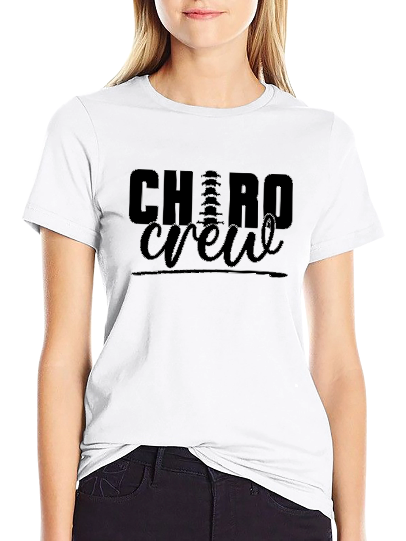 Chiropractor Crew Neck T-Shirt