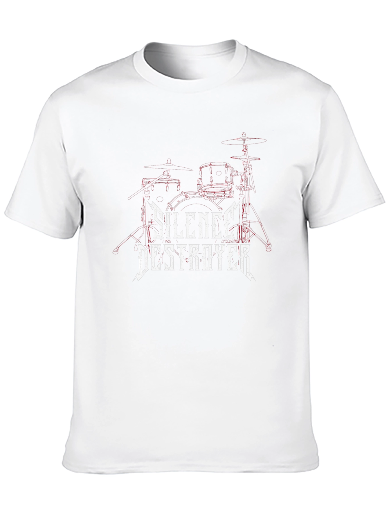 Silence Destroyer Black Graphic Tee