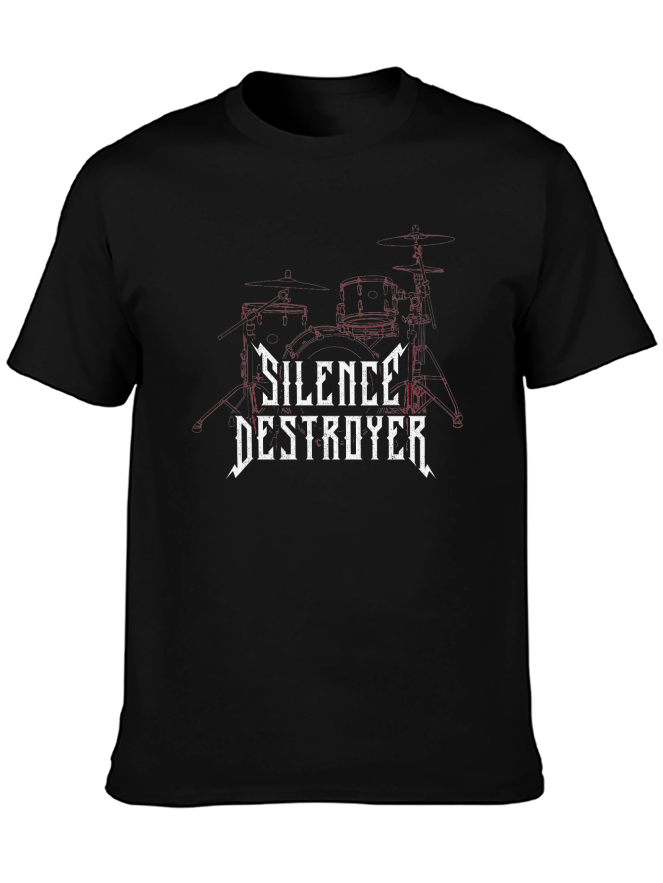 Silence Destroyer Black Graphic Tee