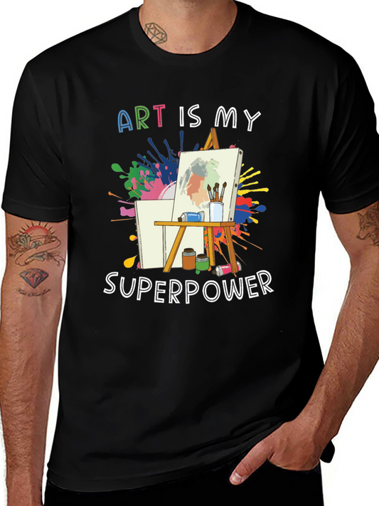 Art is My Superpower Graphic Tee