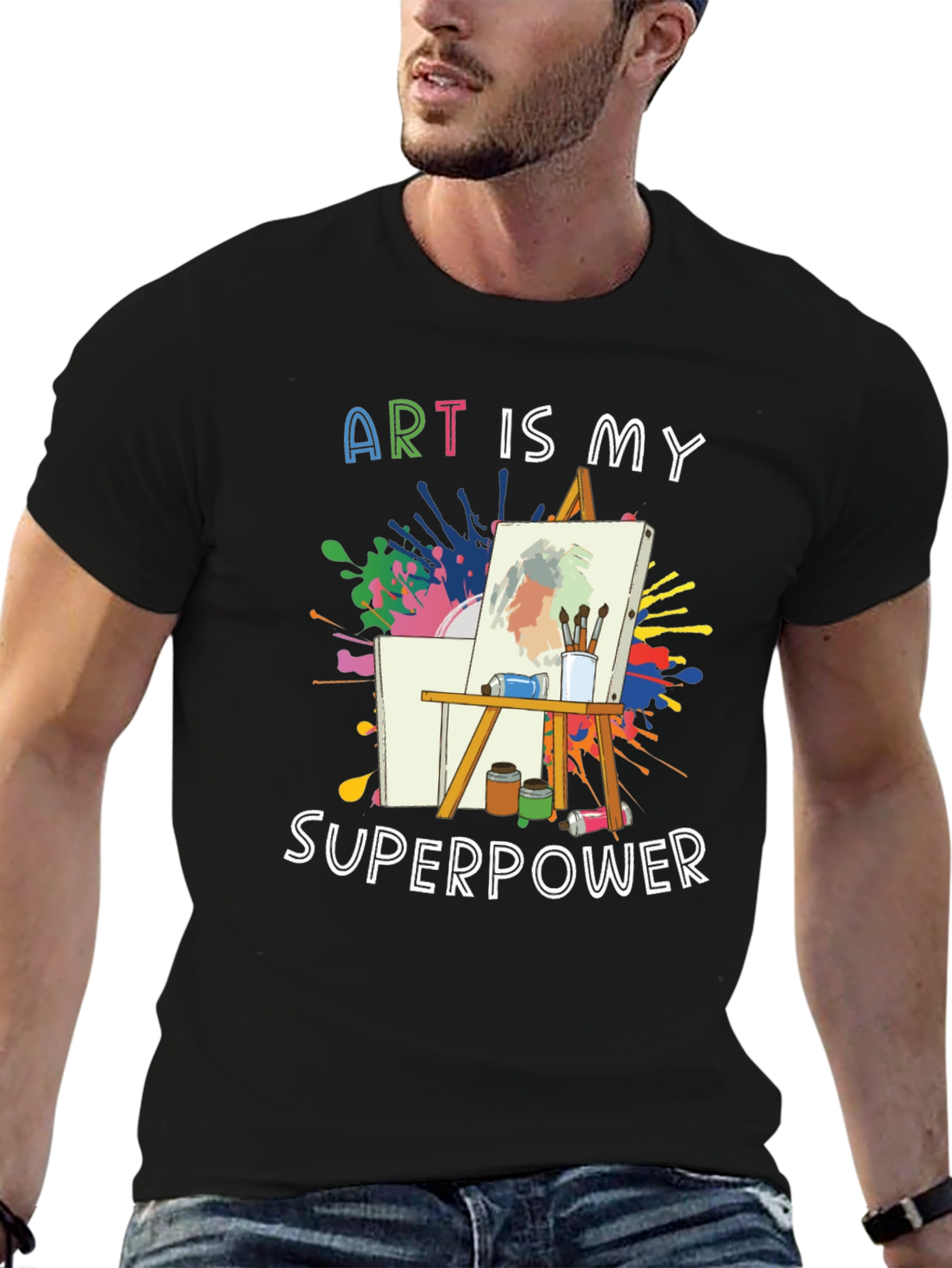 Art is My Superpower Graphic Tee