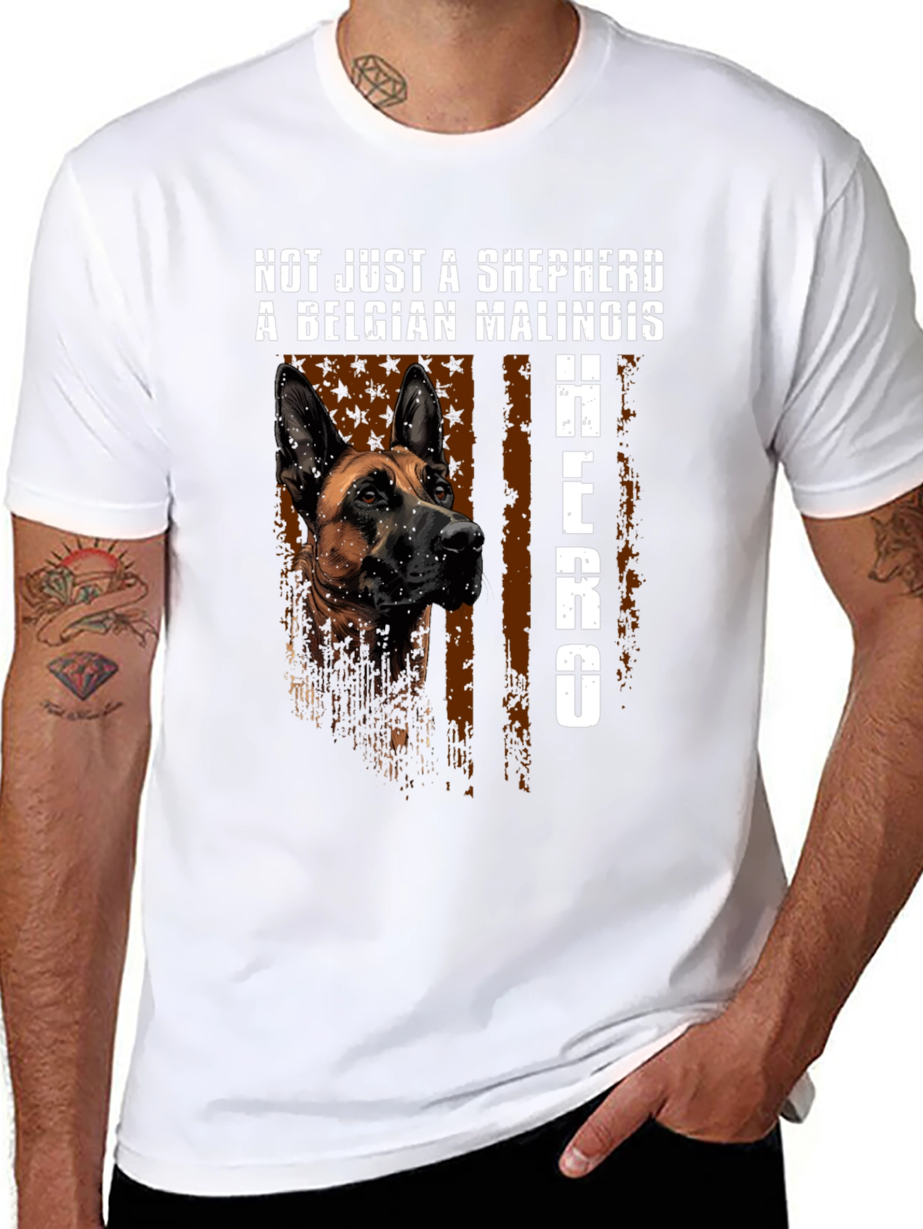 Belgian Malinois Hero T-Shirt - Dog Lover Tee