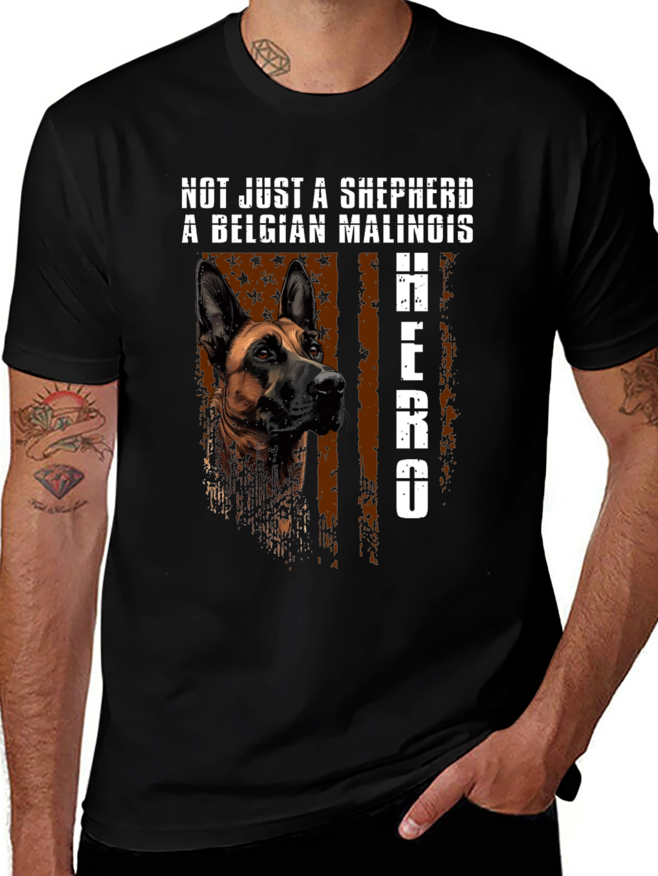 Belgian Malinois Hero T-Shirt - Dog Lover Tee