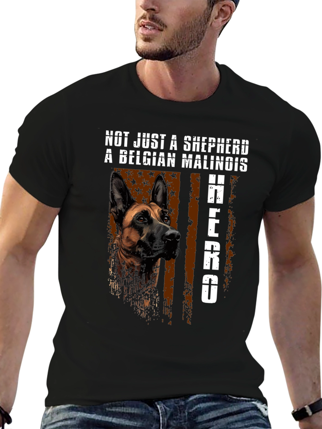 Belgian Malinois Hero T-Shirt - Dog Lover Tee