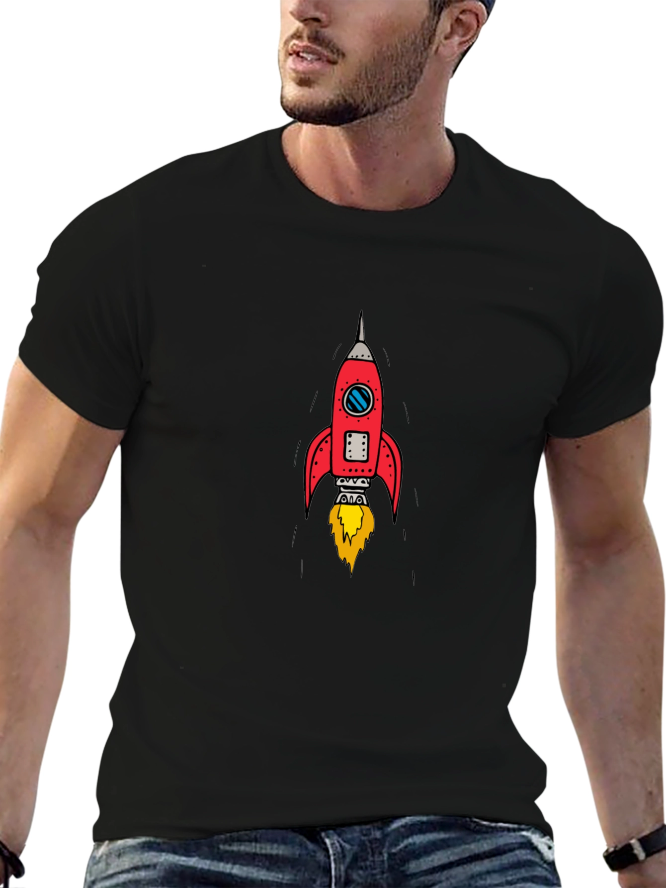 Red Rocket T-Shirt - Blast Off In Style!