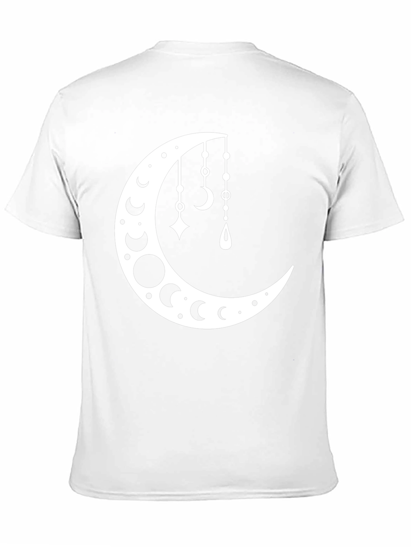 Celestial Crescent Moon Graphic Tee