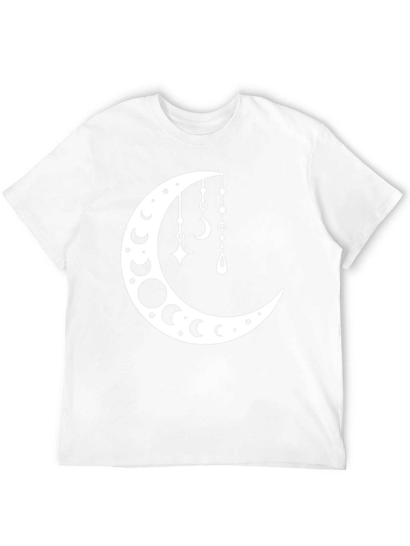 Celestial Crescent Moon Graphic Tee