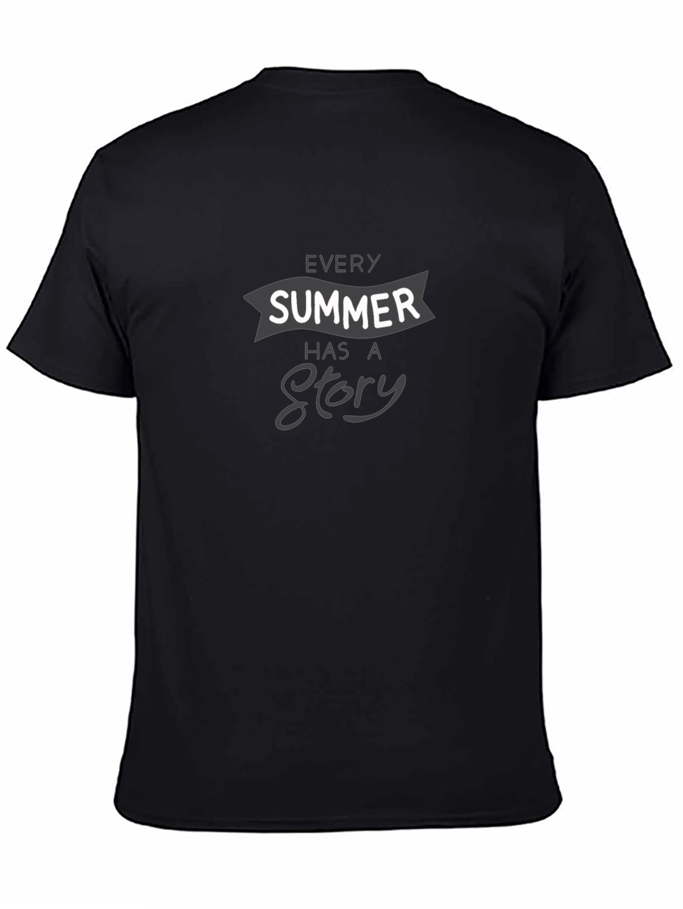 Summer Story Graphic Tee - Classic Black T-Shirt