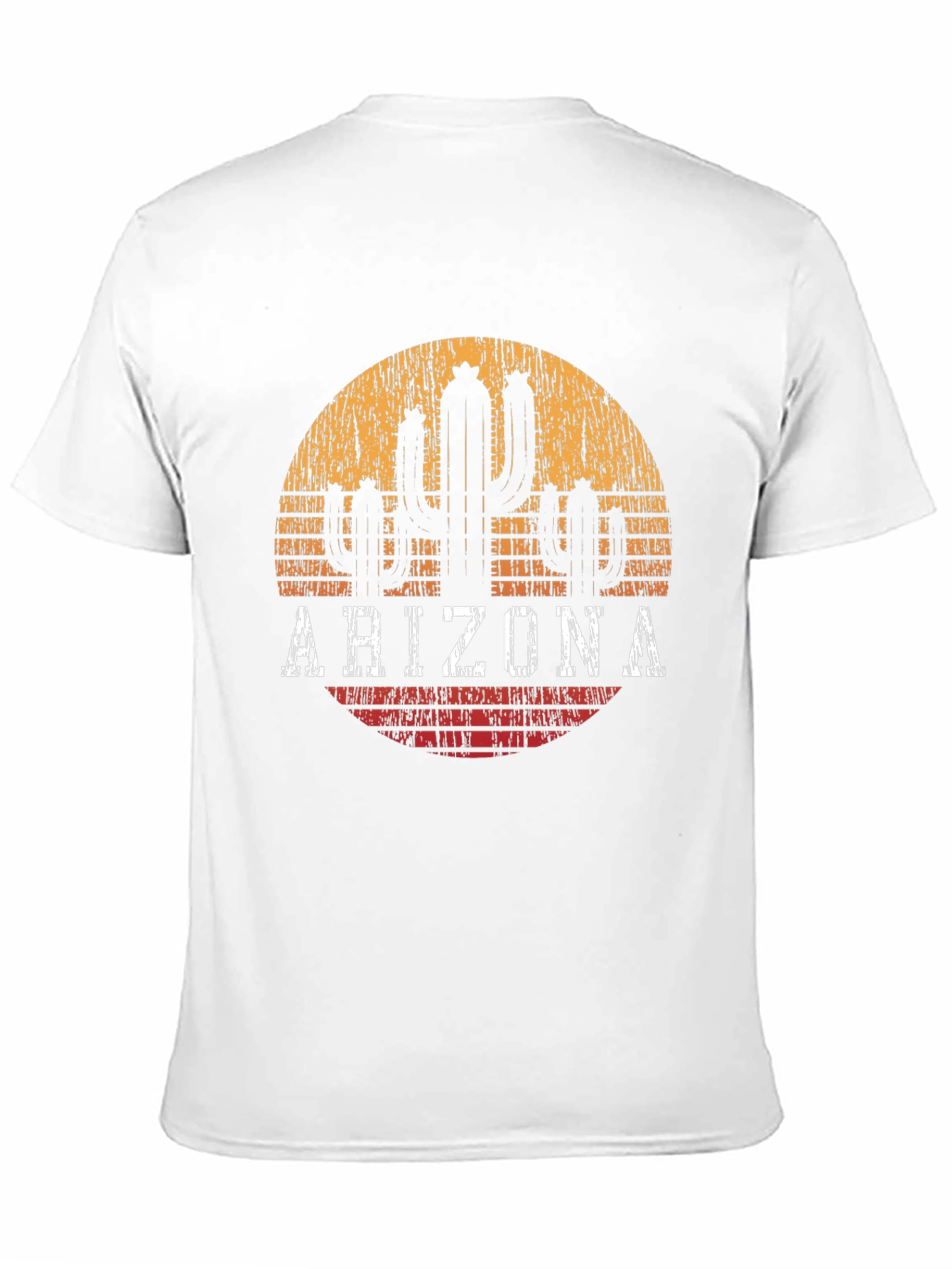 Arizona Cactus Graphic Tee - Distressed Desert Style T-Shirt