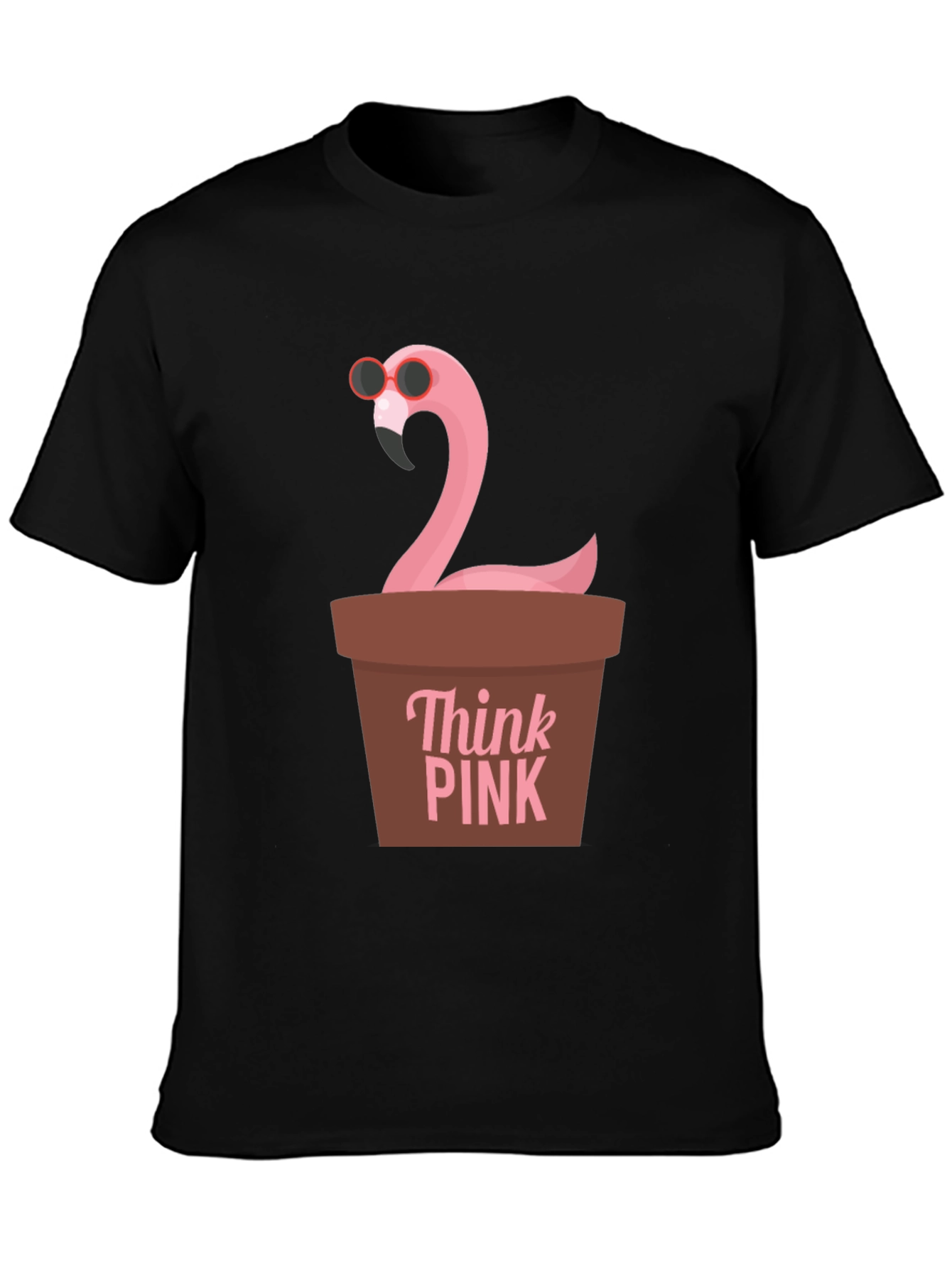Think Pink Flamingo T-Shirt
