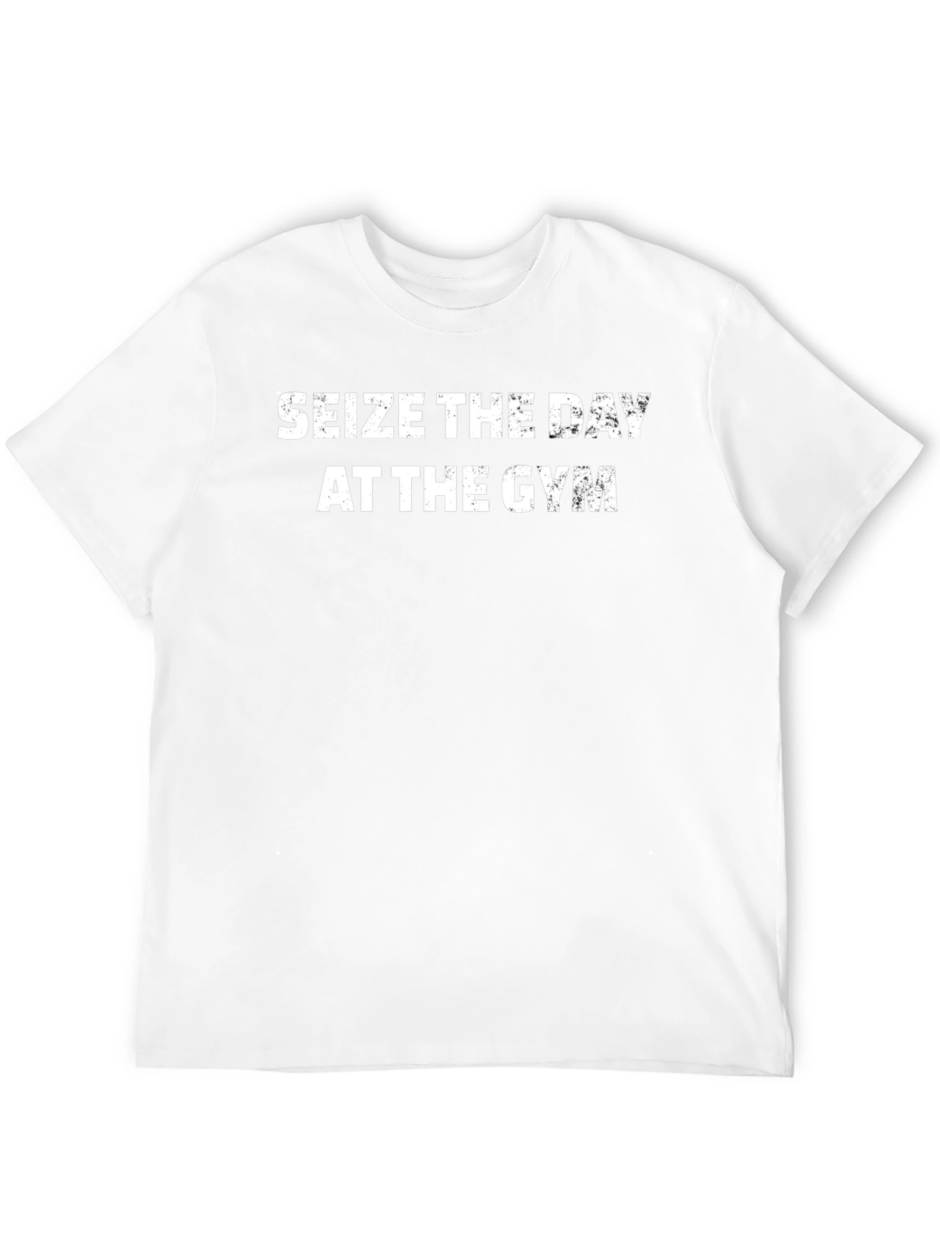 Seize the Day Gym T-Shirt - Black Cotton Blend