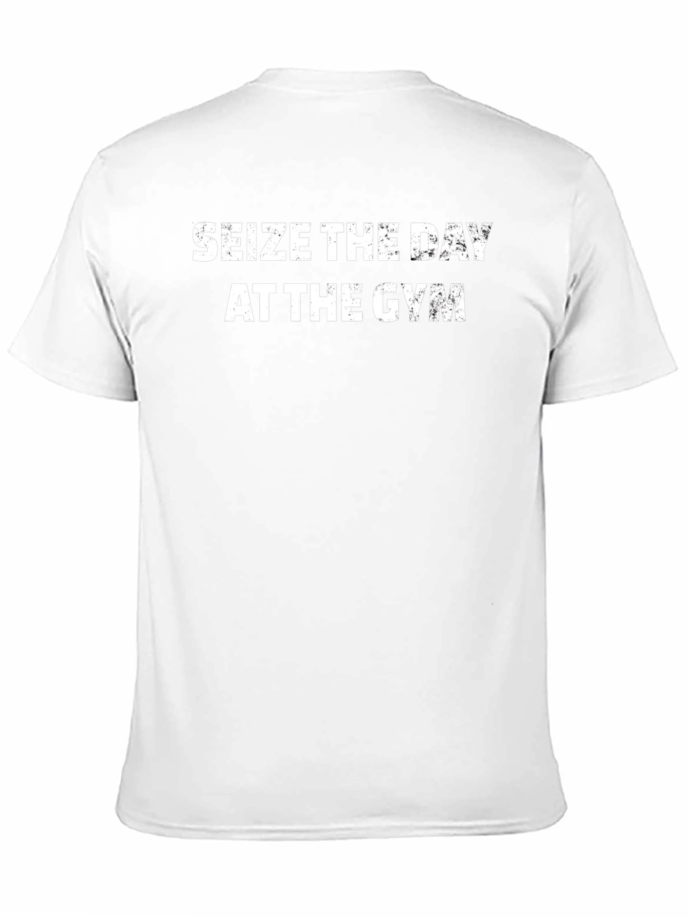 Seize the Day Gym T-Shirt - Black Cotton Blend