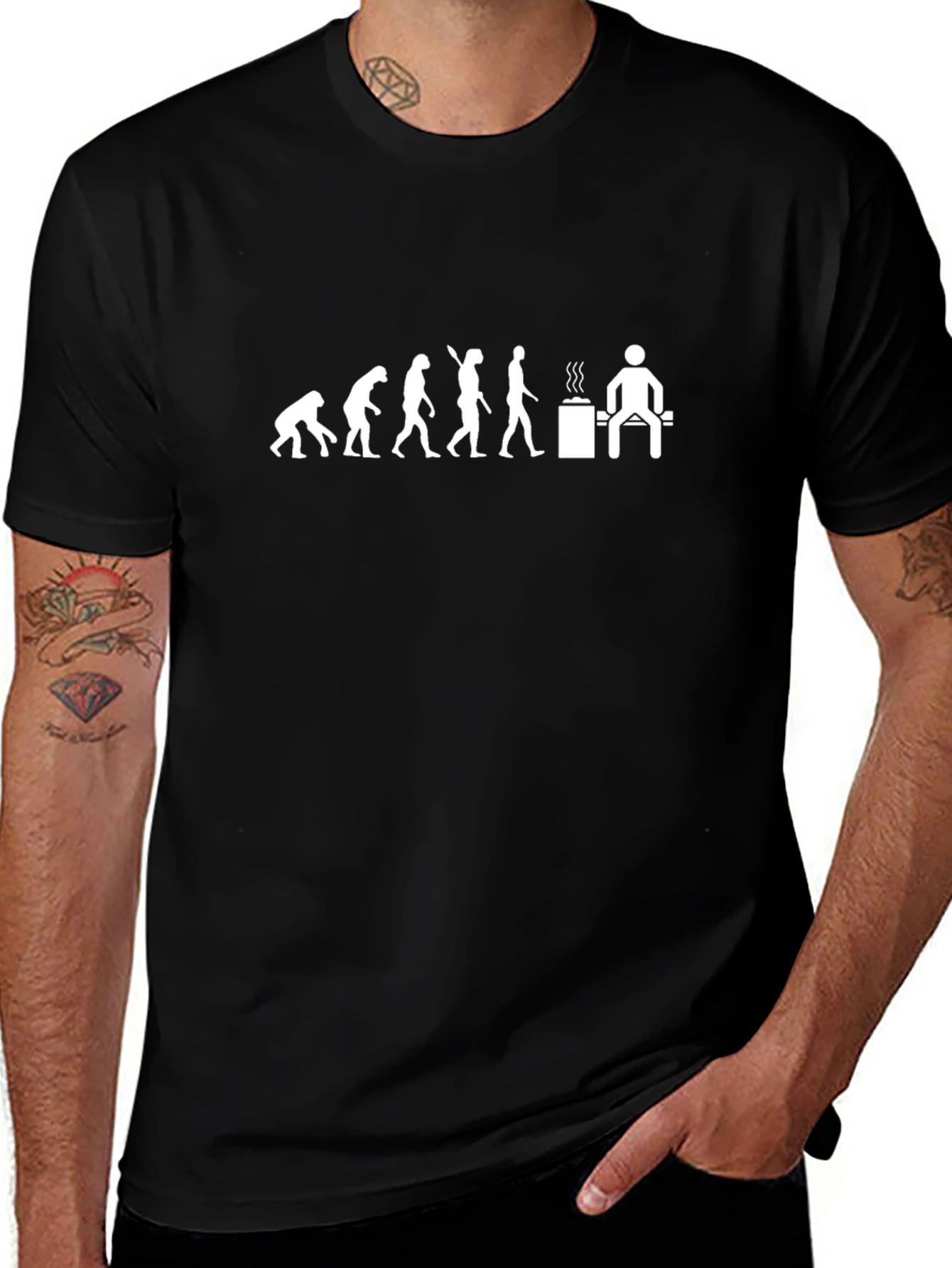 BBQ Evolution T-Shirt - Funny Grill Master Tee