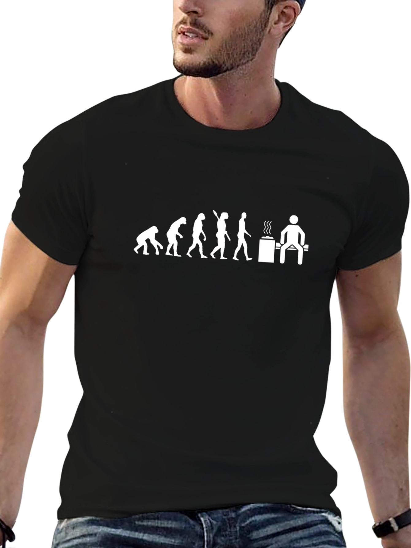 BBQ Evolution T-Shirt - Funny Grill Master Tee