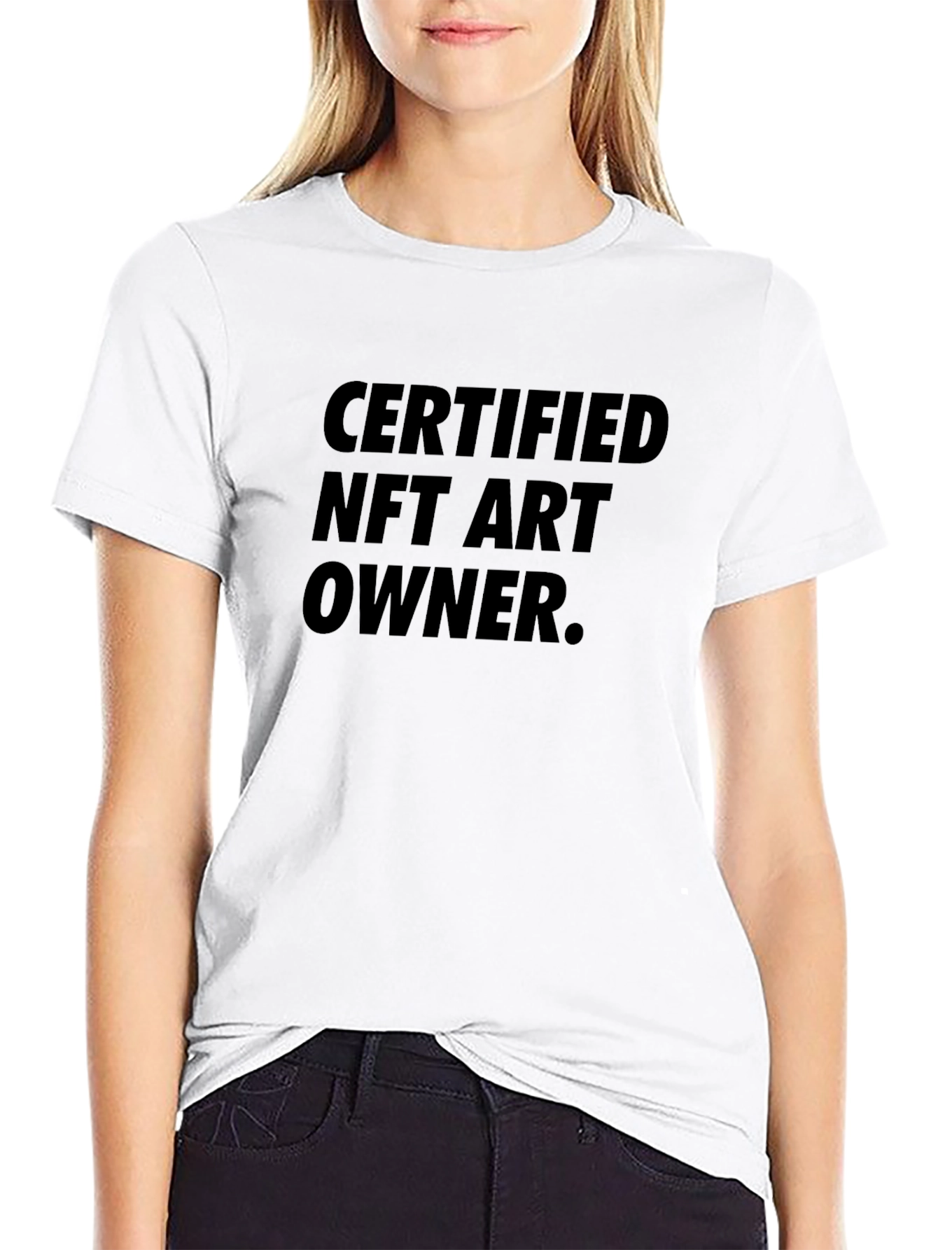 Certified NFT Art Owner Black Tee