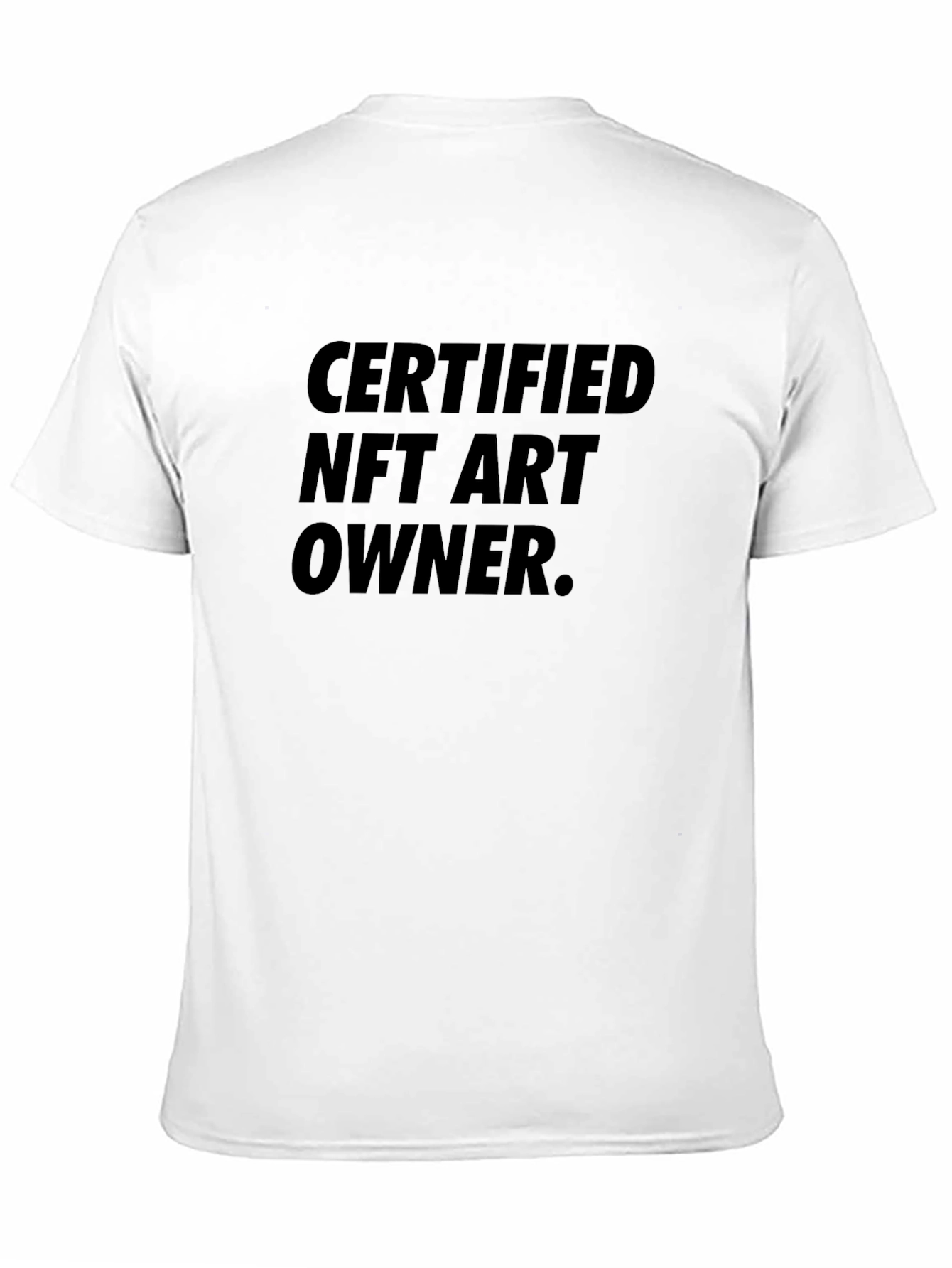 Certified NFT Art Owner Black Tee