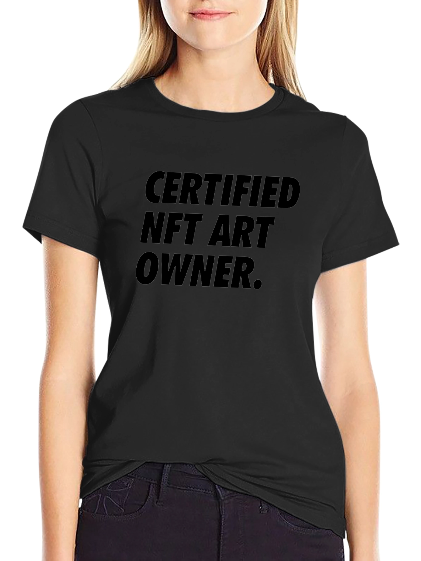 Certified NFT Art Owner Black Tee