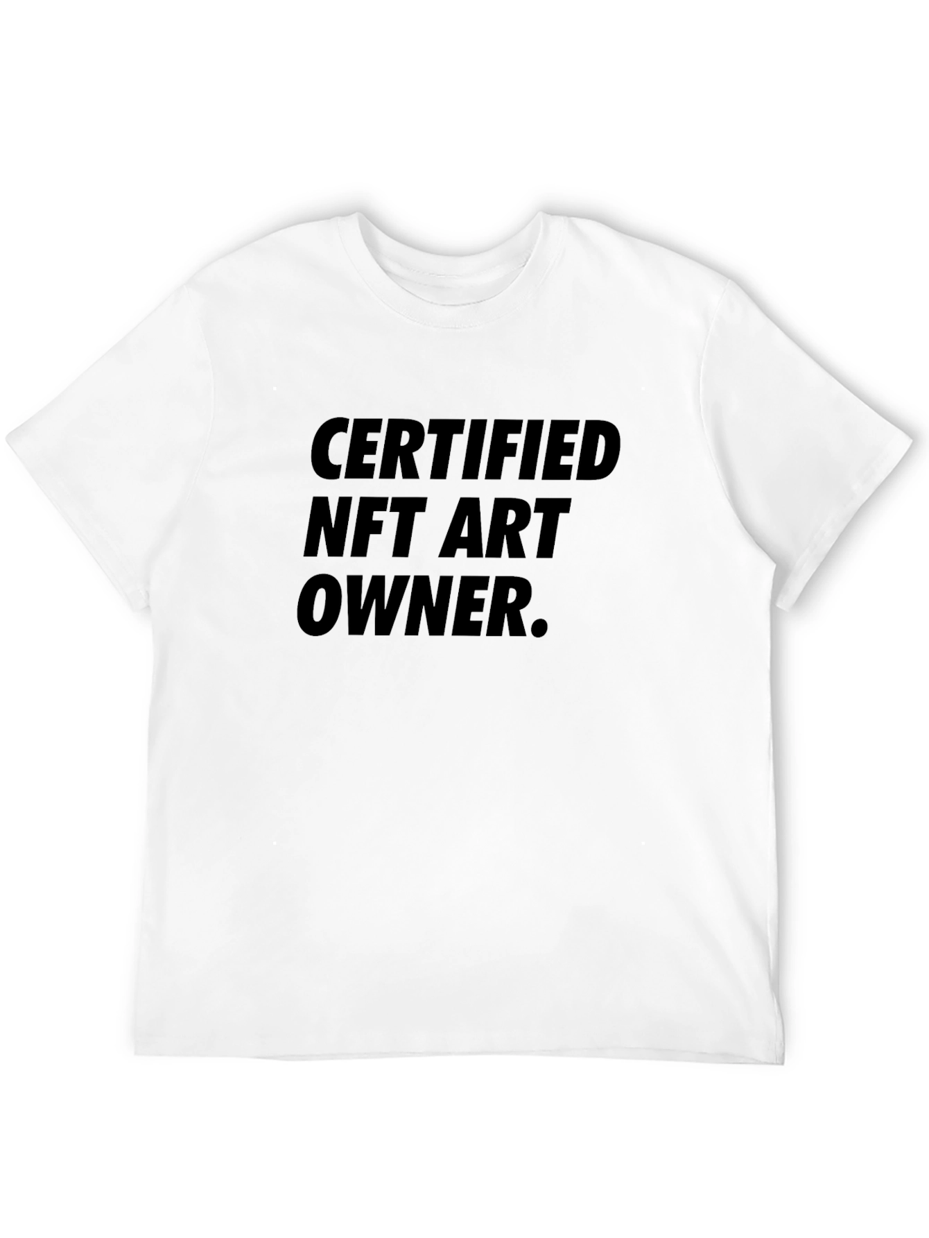 Certified NFT Art Owner Black Tee