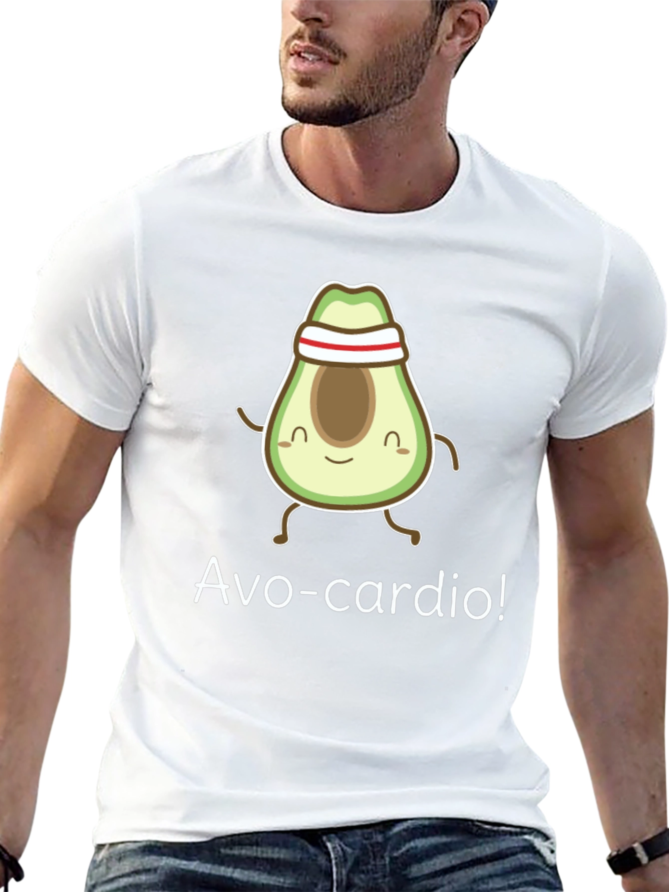 Avo-Cardio T-Shirt - Funny Avocado Workout Tee