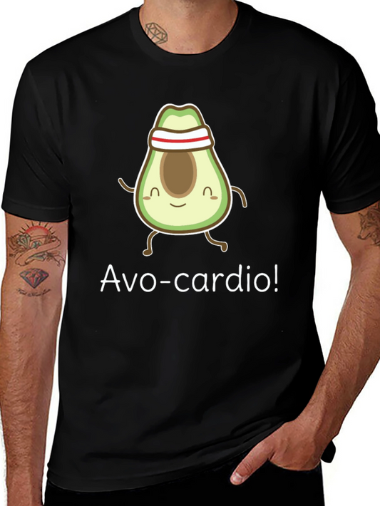 Avo-Cardio T-Shirt - Funny Avocado Workout Tee
