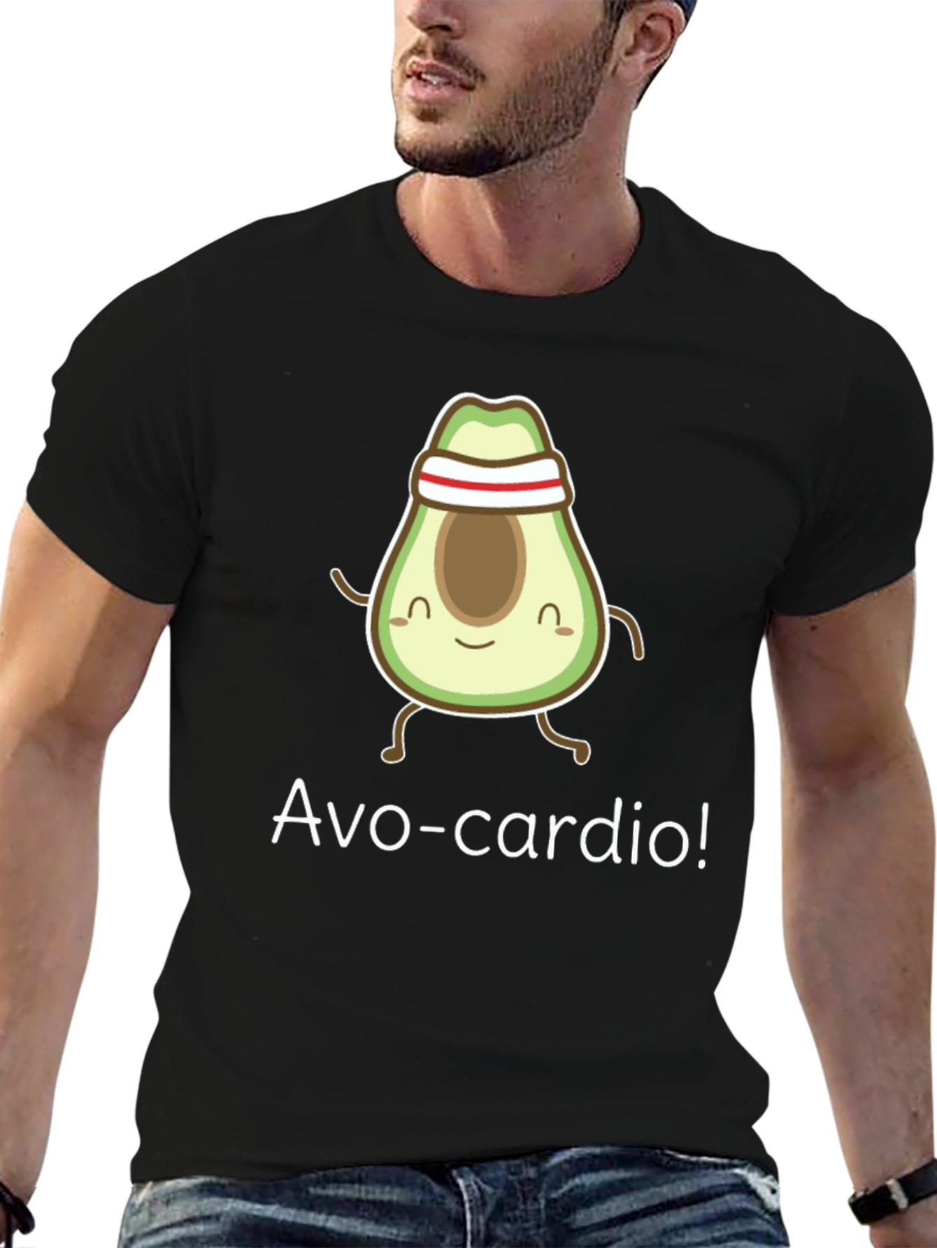 Avo-Cardio T-Shirt - Funny Avocado Workout Tee