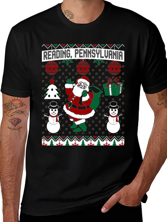 Reading Pennsylvania Ugly Christmas T-Shirt
